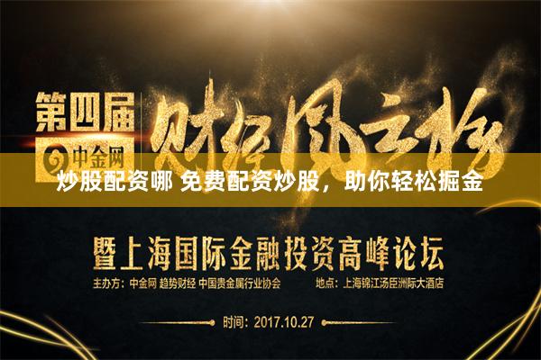 炒股配资哪 免费配资炒股，助你轻松掘金